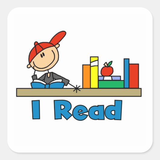 I Read スクエアシール (正面)