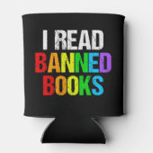 I Read Banned Books Rainbow 缶クーラー (裏面)
