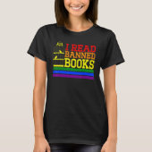 I Read Banned Books Reading Library 2 Tシャツ (正面)