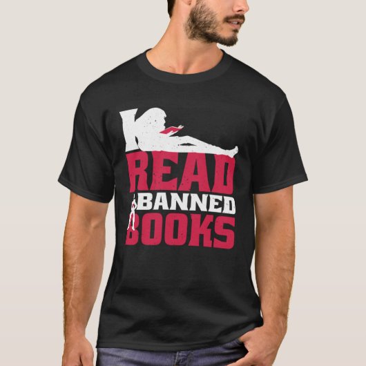 I Read Banned Books Tシャツ (正面)