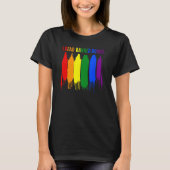 I Read Banned Books Week Rainbow LGBT Book  Teache Tシャツ (正面)