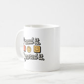 I Read It. I Ignored It. | Emotional Boundaries コーヒーマグカップ (正面左)