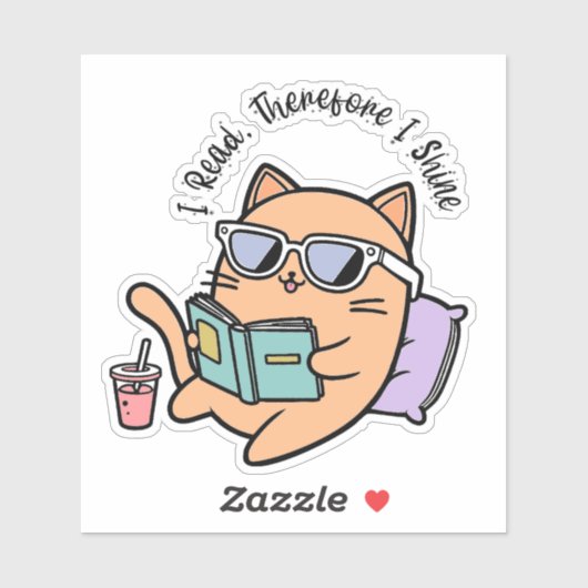 I Read, Therefore I Shine! シール (シート)