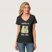 I Really Love You Cute Lovely Bears Romantic Valen Tシャツ (正面フル)
