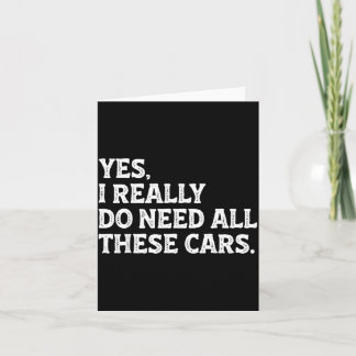 I Really Yes Need All Cars Car カード