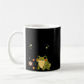 I Refuse To Lose My Whimsy – Cute Frog Quote Funny コーヒーマグカップ (左)