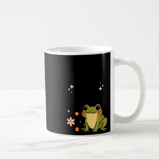 I Refuse To Lose My Whimsy – Cute Frog Quote Funny コーヒーマグカップ (右)
