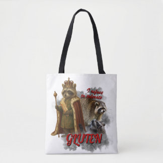 I Refuse To Tolerate Gluten funny meme bag トートバッグ