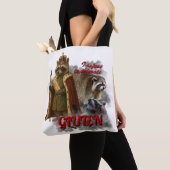 I Refuse To Tolerate Gluten funny meme bag トートバッグ (クローズアップ)