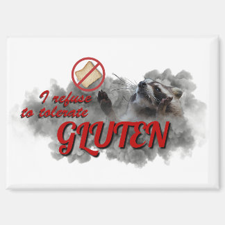 I Refuse To Tolerate Gluten meme マグネット