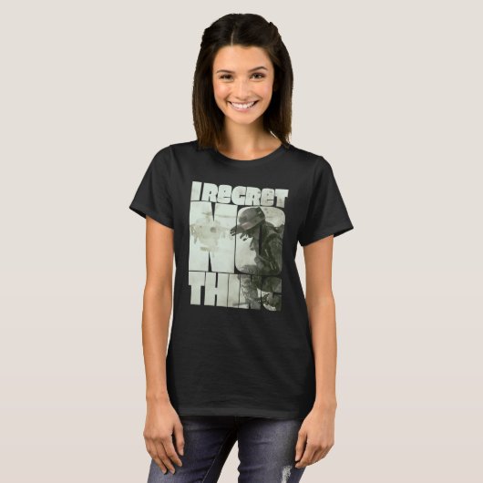 I Regret Nothing 3 Tシャツ (正面フル)