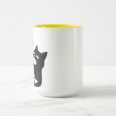I Regret Nothing” Cat Eating Tea mug マグカップ (中央)
