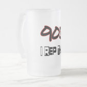 I Repその905市外局番 フロストグラスビールジョッキ (正面左)