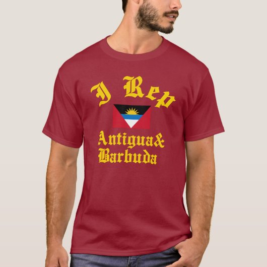 I repアンチグアバーブーダ tシャツ (正面)