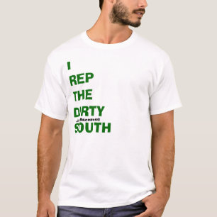 I Rep汚れた南[緑] Tシャツ