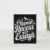 I Repeat Recess Not Essays _1  カード (正面)