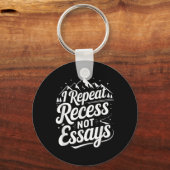 I Repeat Recess Not Essays _1 キーホルダー (正面)