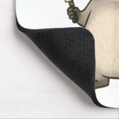 I Require Snacks Funny Mpy Raccoon Trash Meme Snac マウスパッド (コーナー)