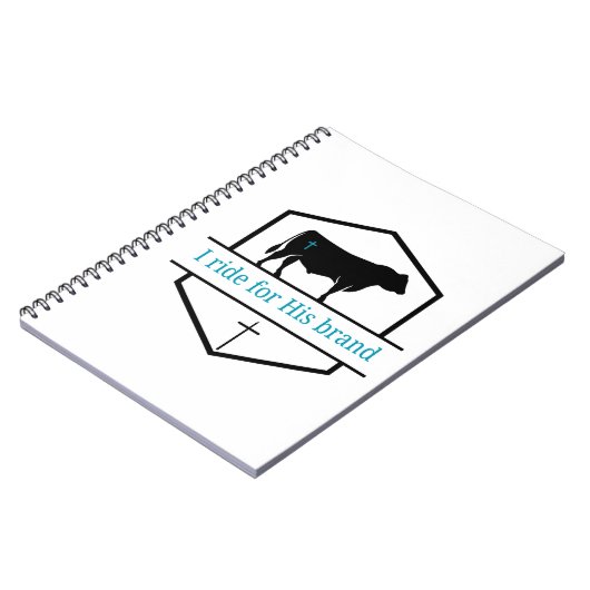 I ride for His brand notebook ノートブック (左側)