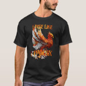 I Rise Like a Phoenix From Ashes Resurrection Rebi Tシャツ (正面)