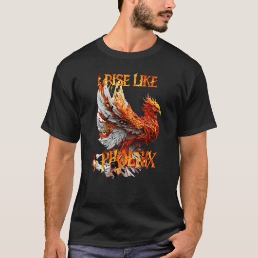 I Rise Like a Phoenix From Ashes Resurrection Rebi Tシャツ (正面)