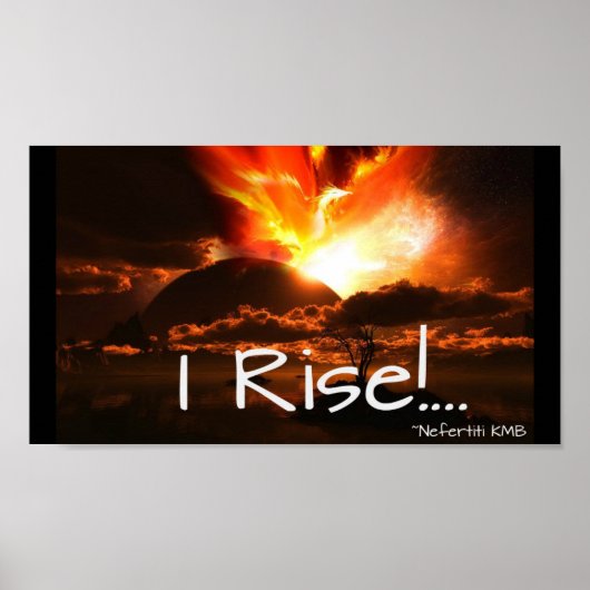 I Rise Wall Poster ポスター (正面)