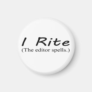 「I Rite」 1 1/4インチのラウンドマグネット マグネット