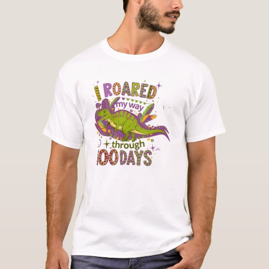 I Roared My Way Mardi Gras Tシャツ (正面)