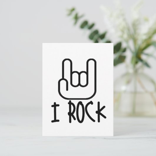 I Rock! ポストカード (スタンド正面)