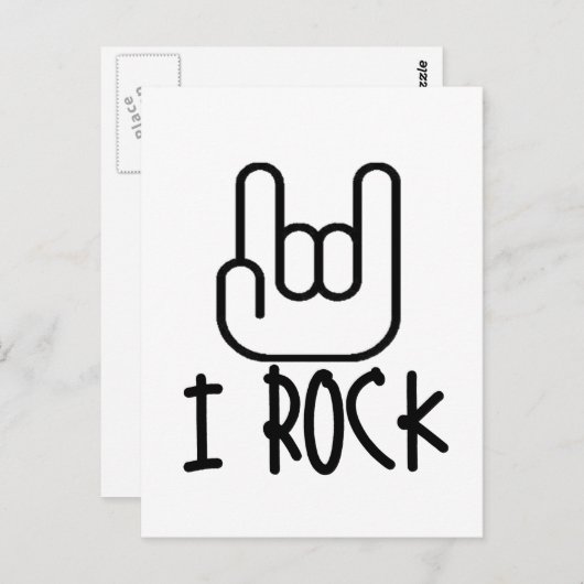 I Rock! ポストカード (正面/裏面)