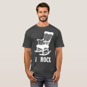 I Rock  Funny Rocking Chair Gag Gift Tシャツ (正面フル)