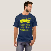 i rode the short bus to school... tシャツ (正面フル)