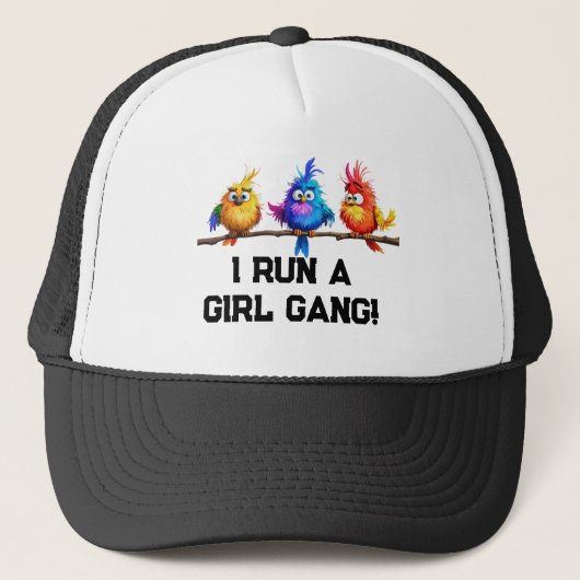 I run a girl gang キャップ (正面)