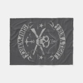 I Run A Tight Shipwreck Funny Rate Quote (on Back) フリースブランケット (正面(横))