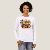 I Run on Caffeine, Chaos, and Cats トライブレンドTシャツ (正面全体)