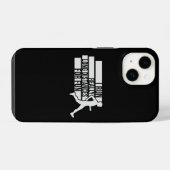 I Run Really Long Distances For Fun Marathon Sport iPhoneケース (裏面横)