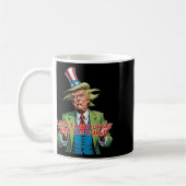 I Run The Country And The World Funny Trump  コーヒーマグカップ (左)