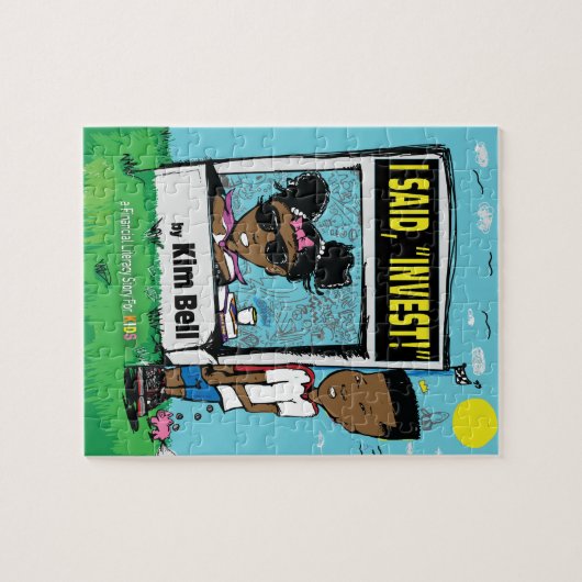 「I Said Invest」パズル ジグソーパズル (横)