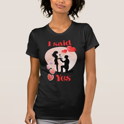 I said Yes Tシャツ (正面)