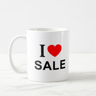 I SALE I LOVE SALE I ❤️ハート コーヒーマグカップ