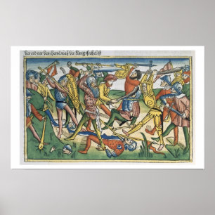 I Samuel 28 1-2 The Philistines war against Israel ポスター