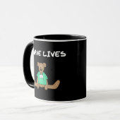 I Save Lives Mug博士 マグカップ (正面左)