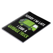 I Saw a Garbage Truck Costume  Recycling Garbage ノートブック (左側)