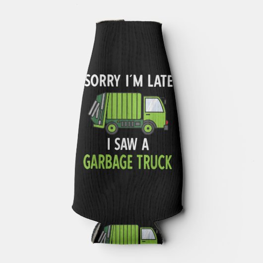 I Saw a Garbage Truck Costume  Recycling Garbage ボトルクーラー (正面)