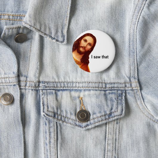 I Saw That Jesus Pin Button 缶バッジ (インサイチュ)