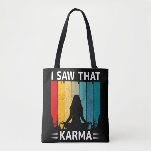 I Saw That Karma トートバッグ (正面)