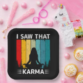I Saw That Karma ペーパープレート (パーティー)