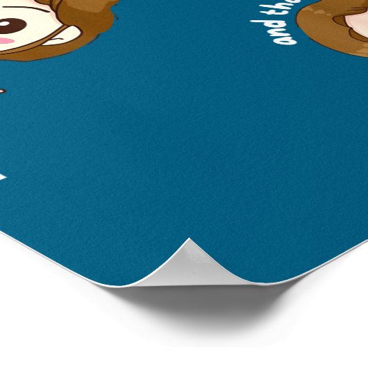 I Saw That Karma Jesus Funny Saying Quote Meme Bib ポスター (角)