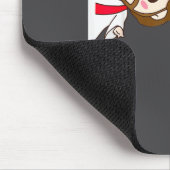 I Saw That Karma Jesus Funny Saying Quote Meme Bib マウスパッド (コーナー)