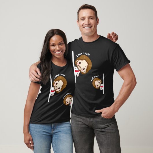 I Saw That Karma Jesus Funny Saying Quote Meme Bib Tシャツ (ユニセックス)